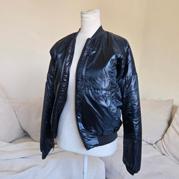 Cotopaxi XS Kusa Puffer Down Reversible Bomber Jacket Black Blue Cicero Logo - Picture 6 of 13